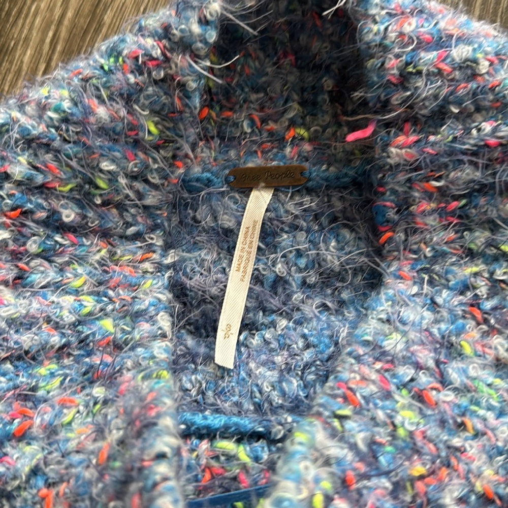Free People Stardust Pullover - Blueberry Combo - Picture 3 of 3